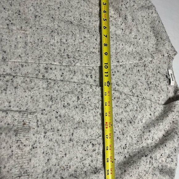 Madewell Donegal Kent Cardigan Sweater Medium Wool Blend Long Coziest Yarn Cream - Picture 7 of 7